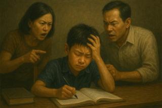 Cha Mẹ Ép Con Học Quá Sức Có Thể Bị Phạt: Nghị Định 282/2025 Gây Tranh Cãi